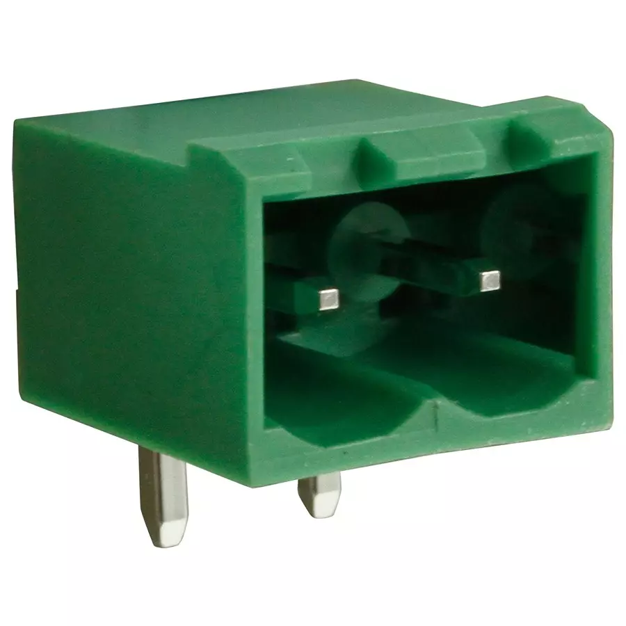 CAMDENBOSS Terminal Block, Header, 2Pos, R/A, Th, CTBP9350/2 (Pack of 10)