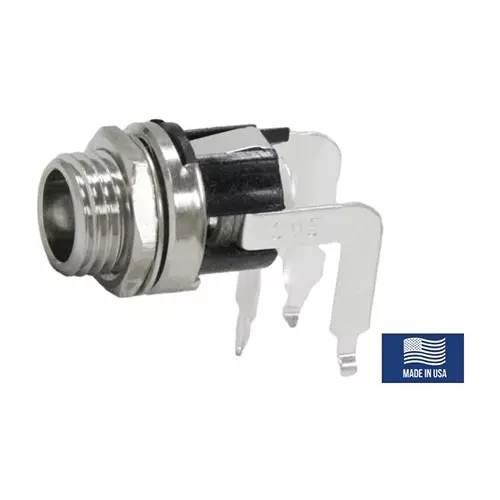 SWITCHCRAFT/CONXALL Conn, Dc Power Jack, 2.5 mm, 5A/12V, 712RALP
