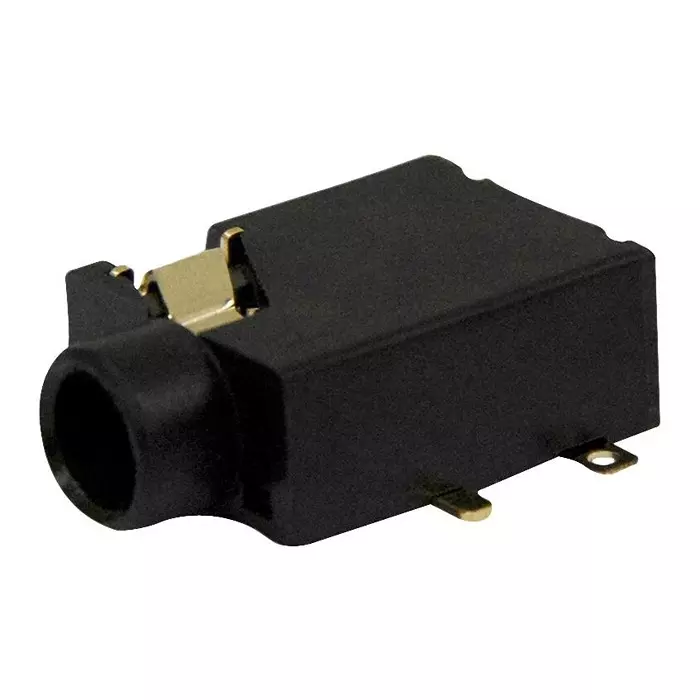 SWITCHCRAFT/CONXALL Phone Audio Conn, 3.5 mm R/A Jack, 3Pos, 35RASMT4BHWNTRX