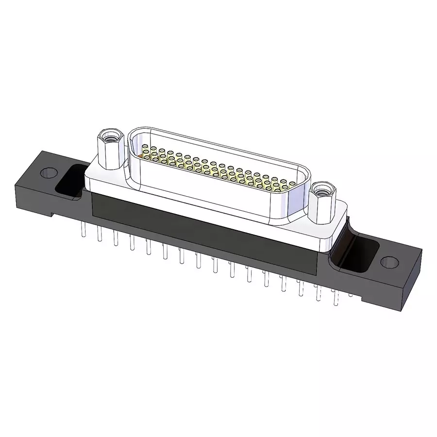 AMPHENOL CANADA Micro-D Sub Conn, Plug, 15Pos, Th, M83513/22-B03CP