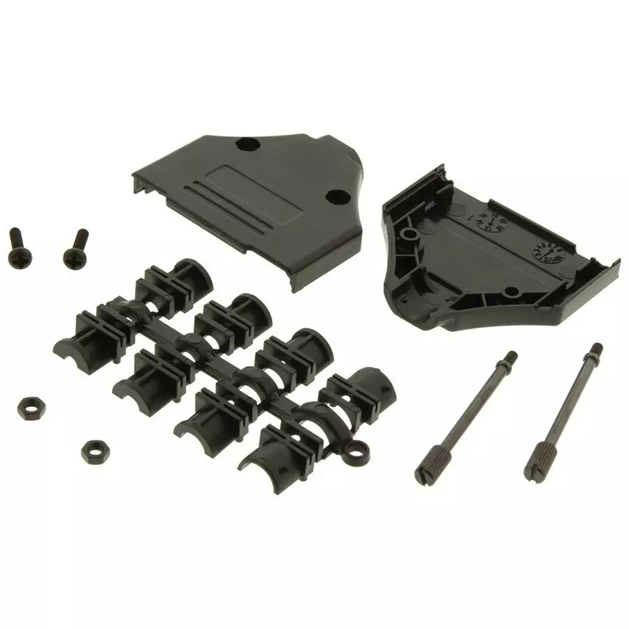 MH CONNECTORS BACKSHELL, D, TOP ENTRY, 25WAY, MHDTPPK25-K