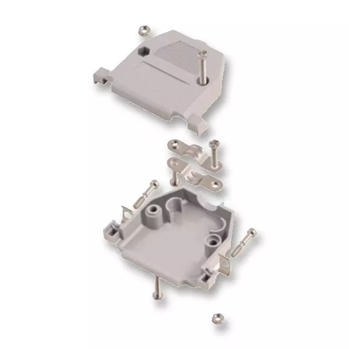 MH CONNECTORS BACKSHELL, D, GREY, 25WAY, MHCCOV-25SN-LG (Pack of 10)