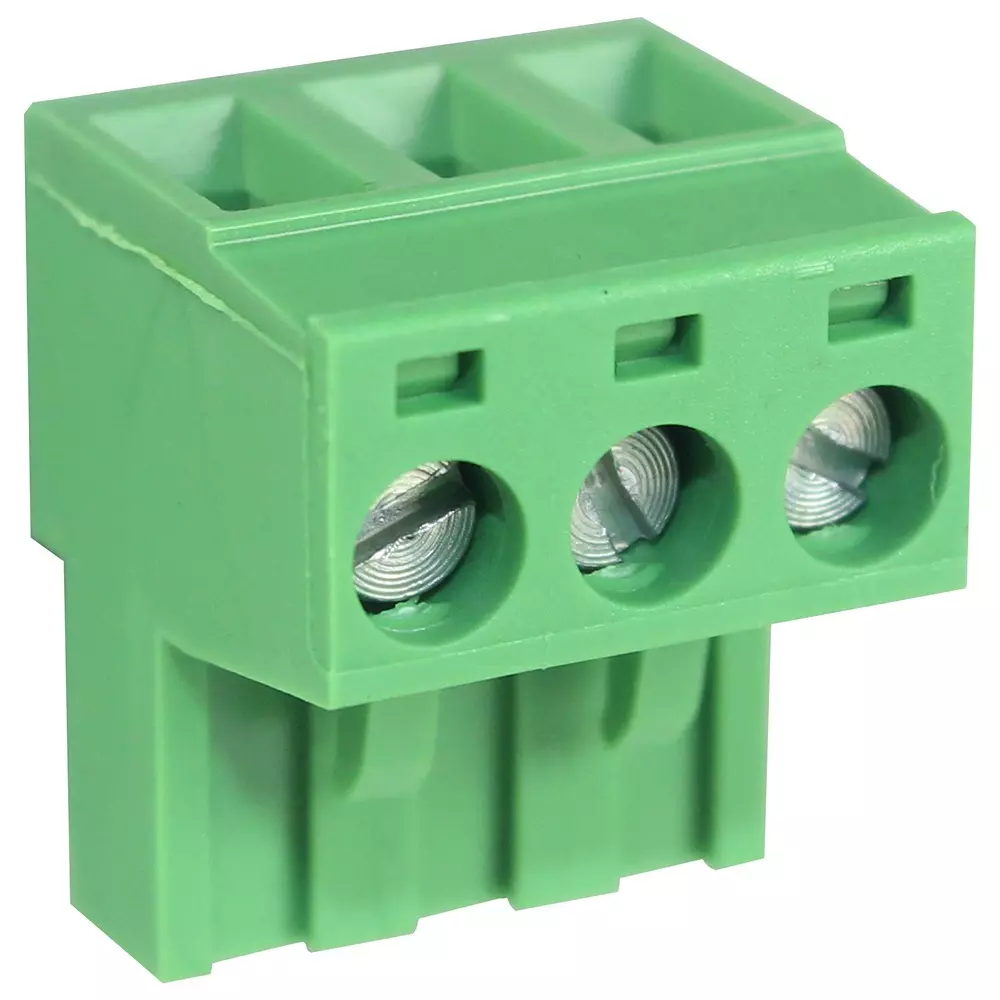 CAMDENBOSS Terminal Block, Pluggable, 3Pos, 12Awg, CTB9202/3 (Pack of 10 Pcs)
