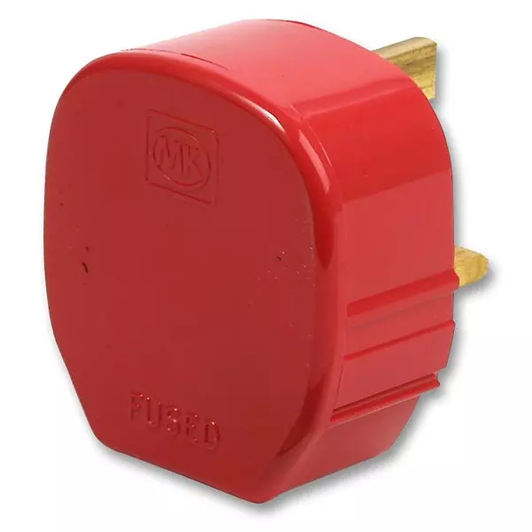 HONEYWELL Plug, Toughplug, 13A, Red, 655RED