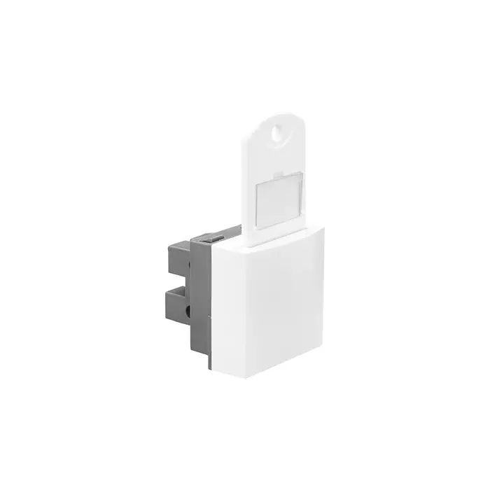 Legrand Hospitality Function Hotel Keycard Switch with Key Fob for Light & Fan Allzy 15 Amp Glossy White, 6811 47