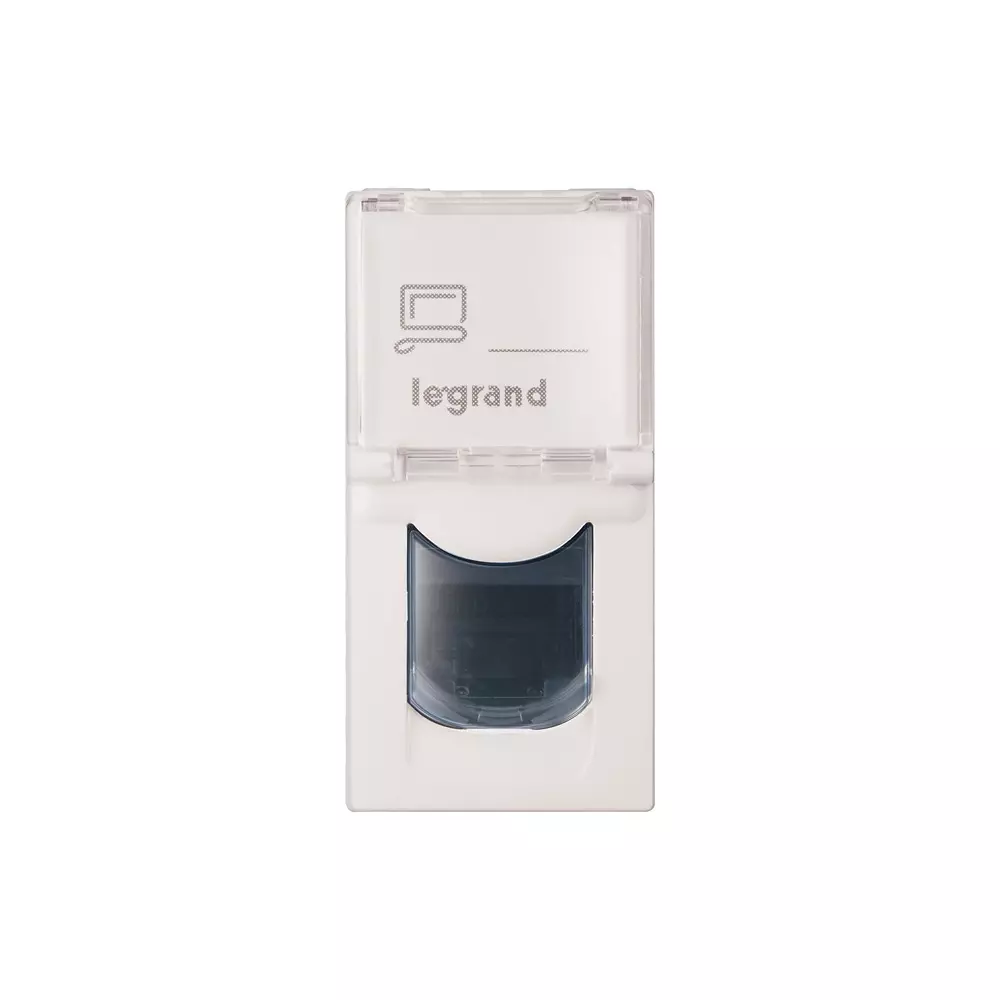 Legrand Information Socket RJ45 - Cat 5E Myrius Classic White 1 Module, 6792 64