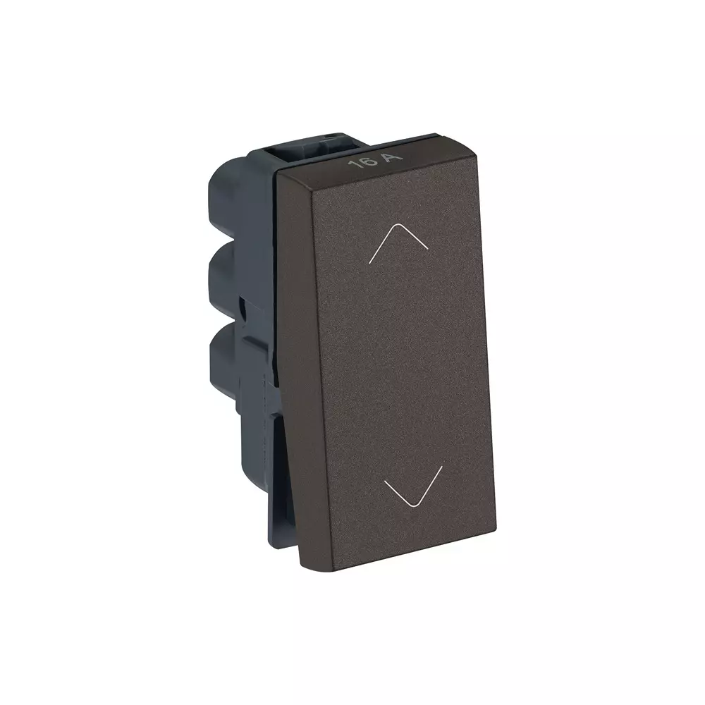 Legrand Switch Myrius Charcoal Grey 16 Amp 1 Module 2 Way, 6794 10