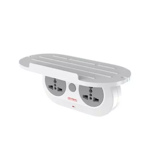 Goldmedal Wall-E Travel Adaptor 3 Pin White, 209006WHIT