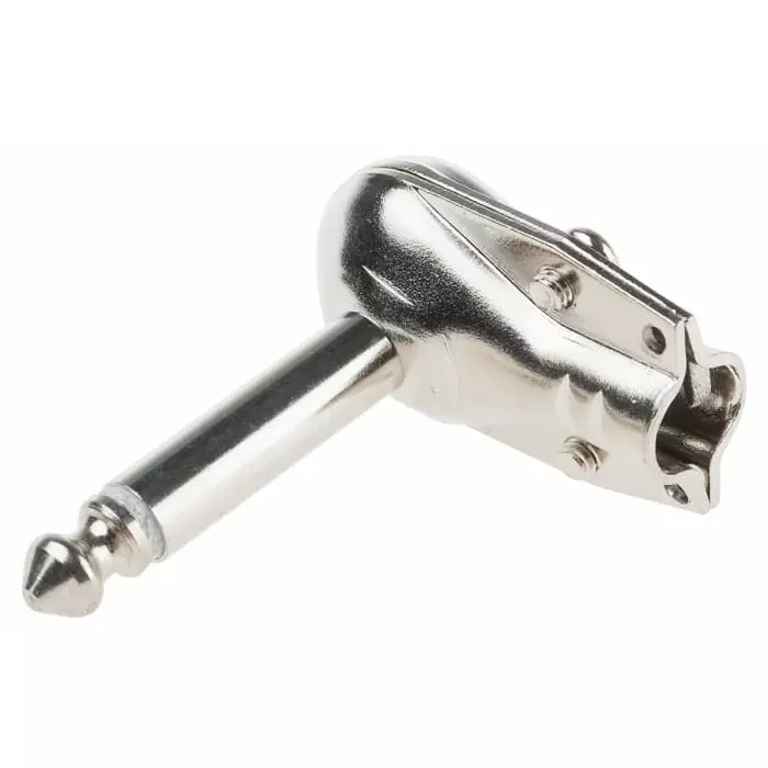 RS Pro Jack Connector 6.35 mm Cable Mount Mono Plug 2Pole