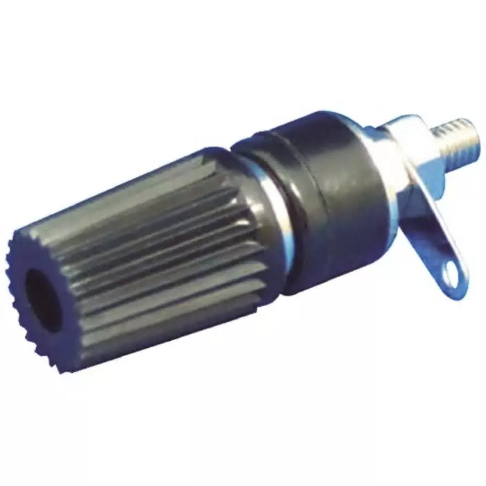 Sato Parts Black Female Banana Socket 4 mm Connector Solder Termination 10A 125V, T-6530-B (Pack of 5)