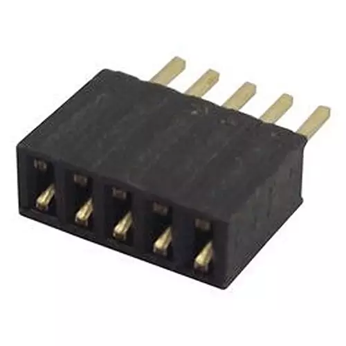 HARWIN SOCKET, VERTICAL, 1ROW, 5WAY, M52-5000545 (Pack of 10)