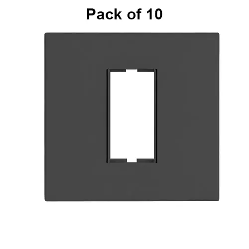 Cona Striqa Modular Plate Black 1 Module, STM 1101 (Pack of 10)