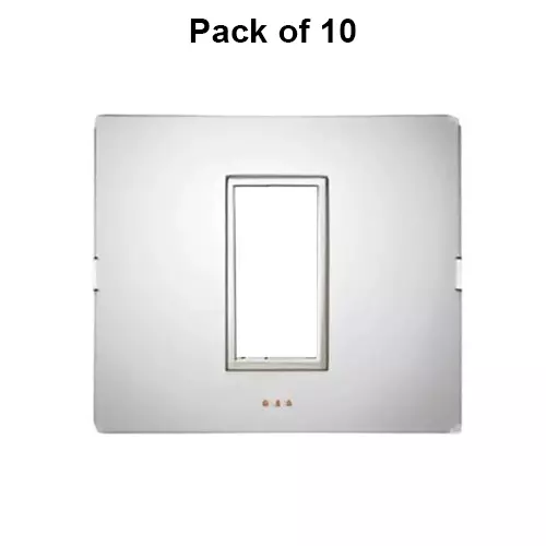 Cona Glasglow Modular Plate White 1 Module, GM 1101 (Pack of 10)