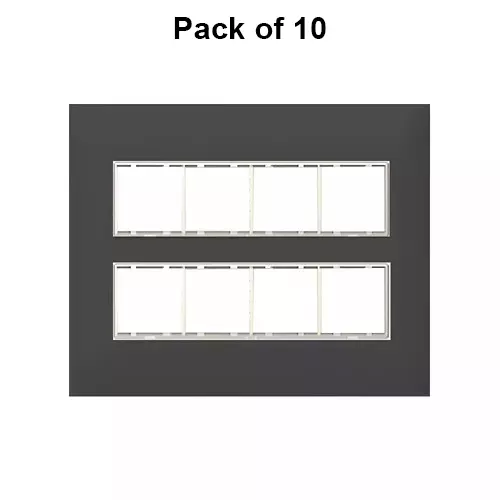 Cona Sleekwood Modular Plate Black 16 Modules (Big), SWN 1118 (Pack of 10)