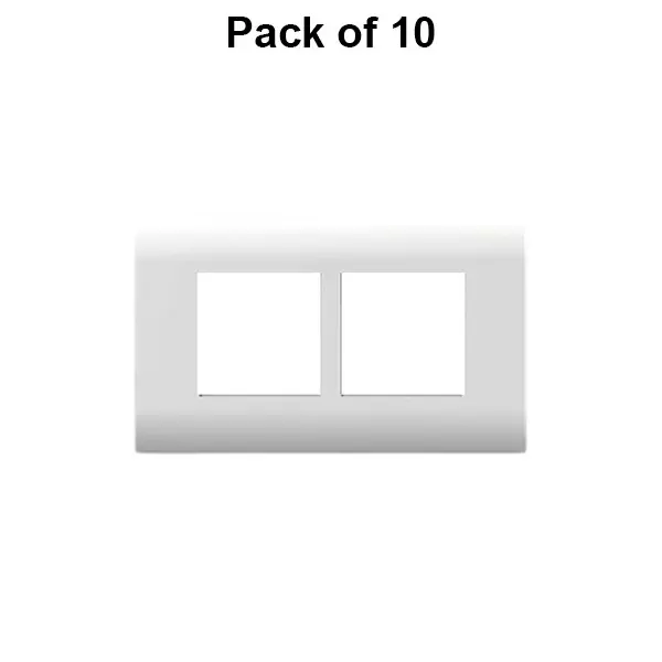 Cona Forte Modular Metal Plate White 4 Modules, ORP 1104 (Pack of 10)