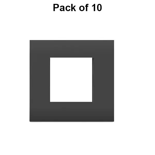 Cona Forte Modular Metal Plate Black 2 Modules, ORPM 1102 (Pack of 10)