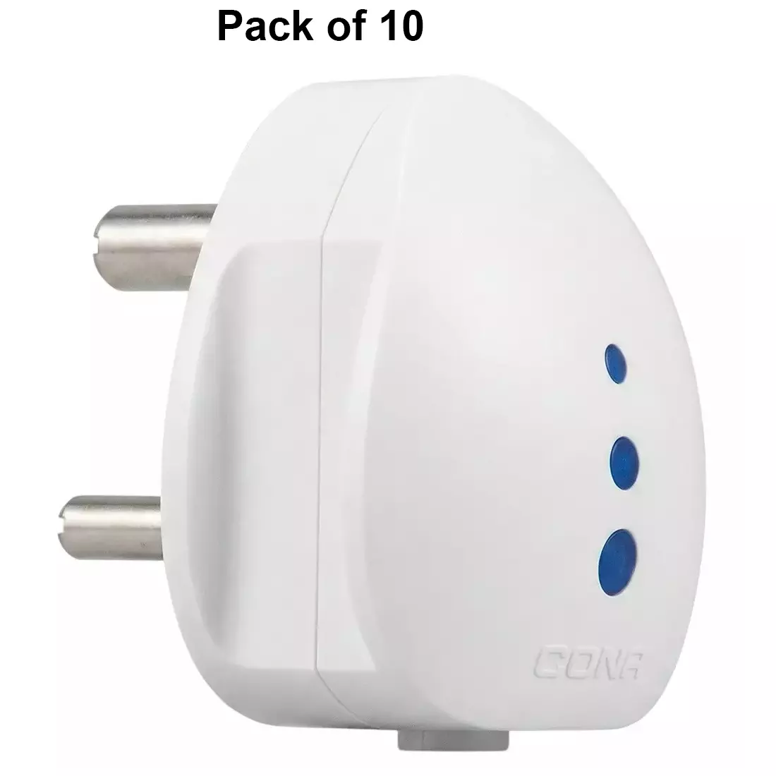 cona-plug-top-with-indicator-trilite-white-4926-pack-of-10-pcs