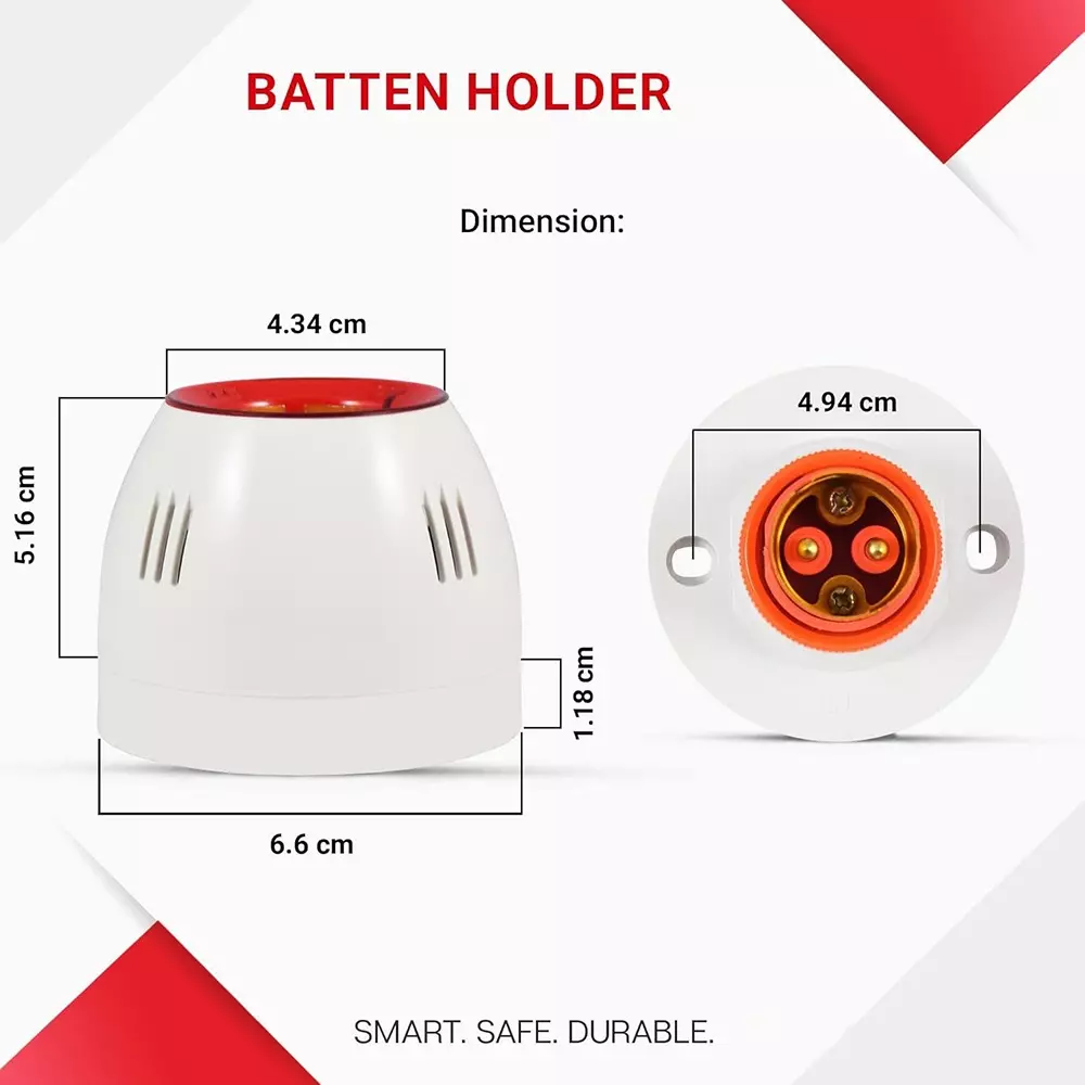 atc-batten-holder-b22-polycarbonate-white-red-with-screws-for-ledelectric-bulb-pack-of-20-pcs