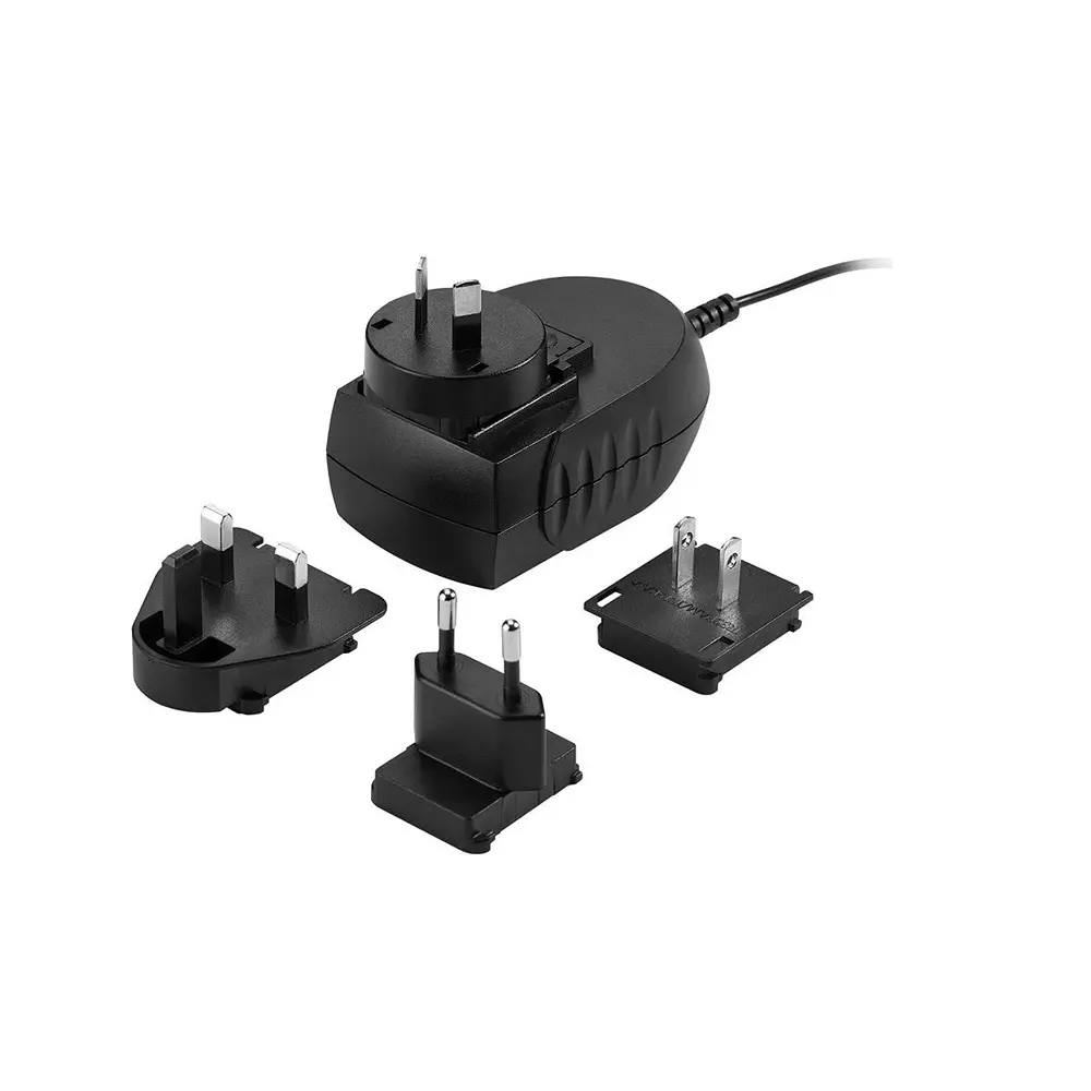 CINCON Interchangeable Plug Wall Mount 1 Output 80 VAC to 264 VAC, TR30RDM050-11G02-BK-BK VI