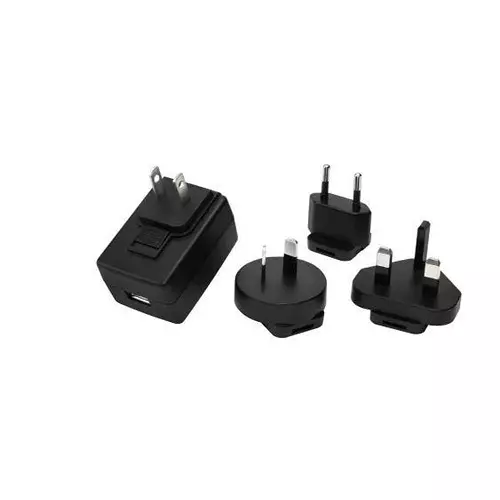 CUI INC Interchangeable Plug Wall Mount 1 Output 90 VAC to 264 VAC, SMM12-12-KB-P5