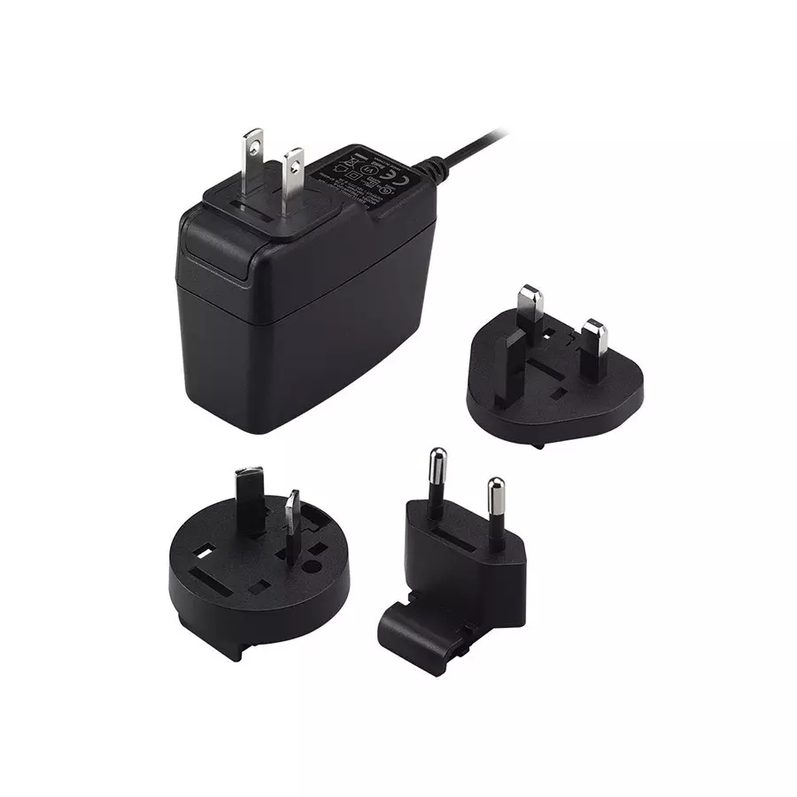 CINCON Interchangeable Plug Wall Mount 1 Output 90 VAC to 264 VAC, TRE15R240-12G03-Level-VI