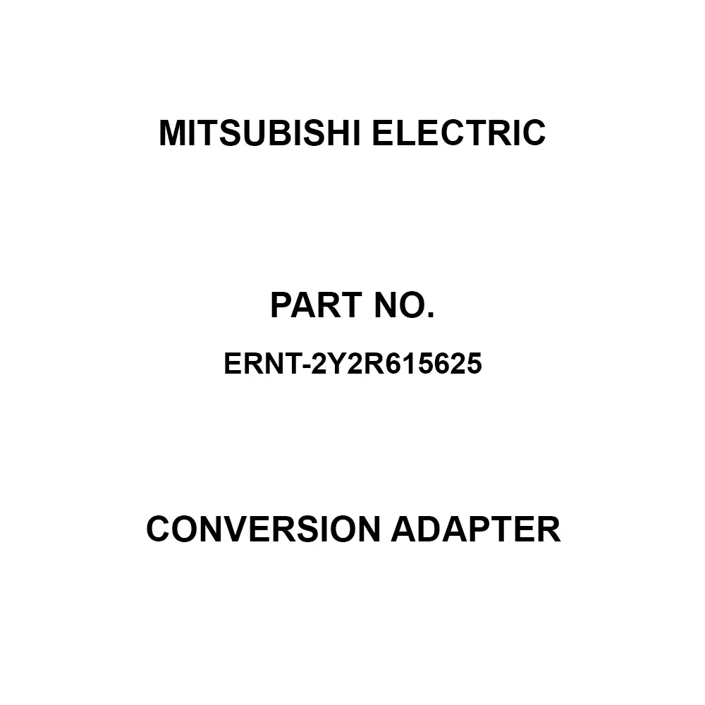 Mitsubishi Electric Conversion Adapter 1 Slot Type, ERNT-2Y2R615625
