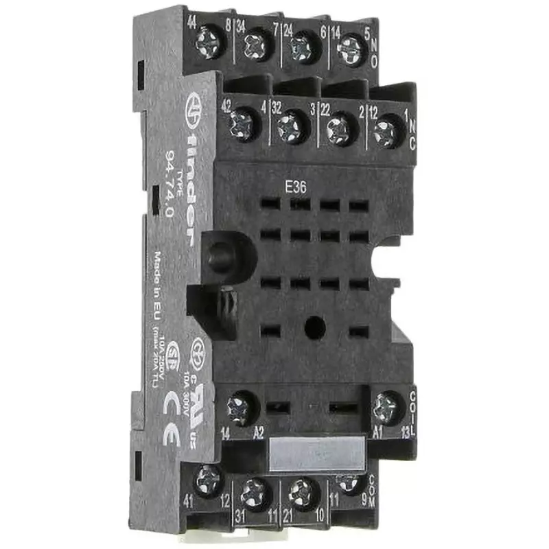 Finder Finder Relay Socket Socket Accessory Type Correspondence Rohs Directive 94 Series Series, 94.74.0SMA