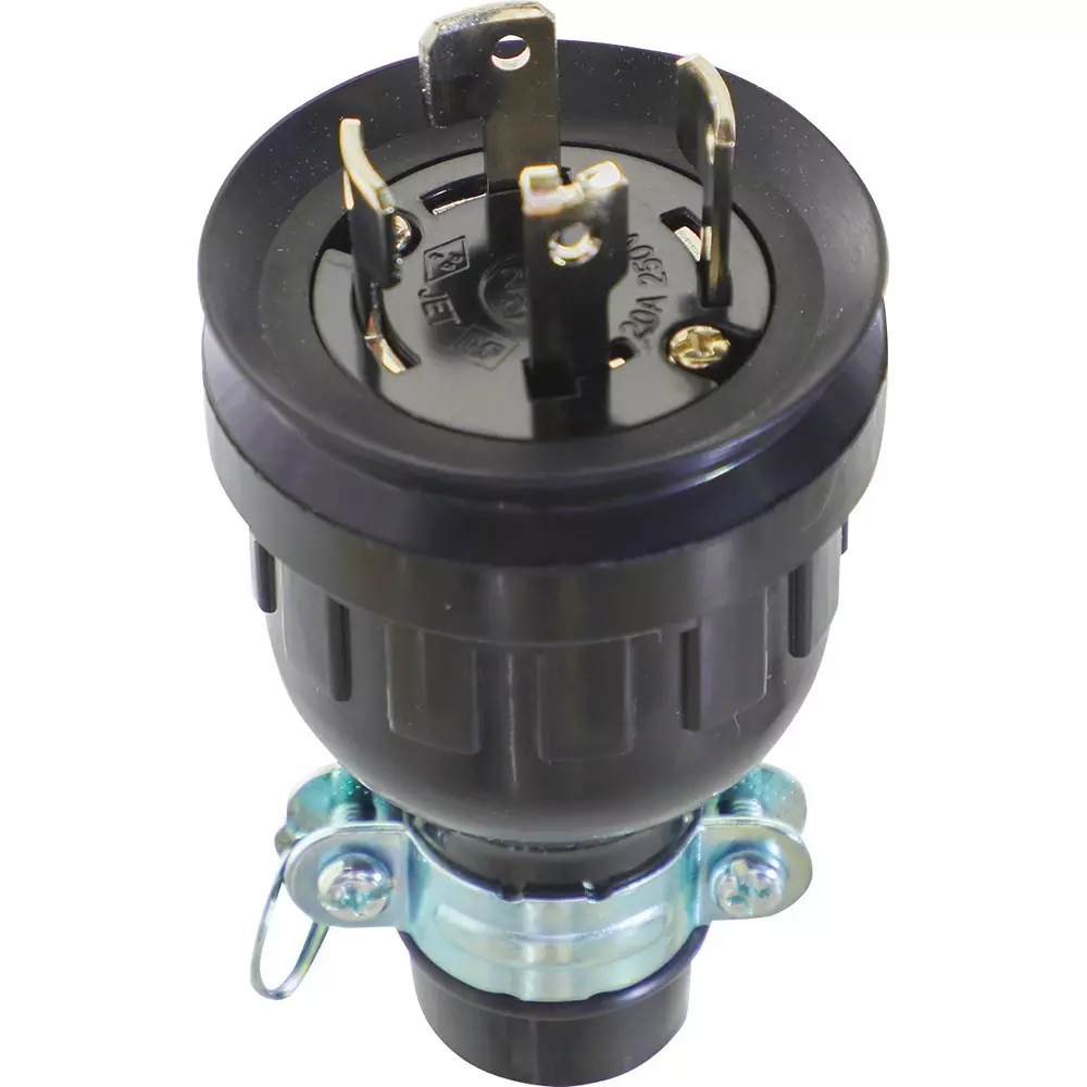 TRUSCO Hook Plug 250 V Rated Voltage 20 A Rated Current 2 CT3.5 to 5.5 VCT5.5 Suitable Wire, TMH2598