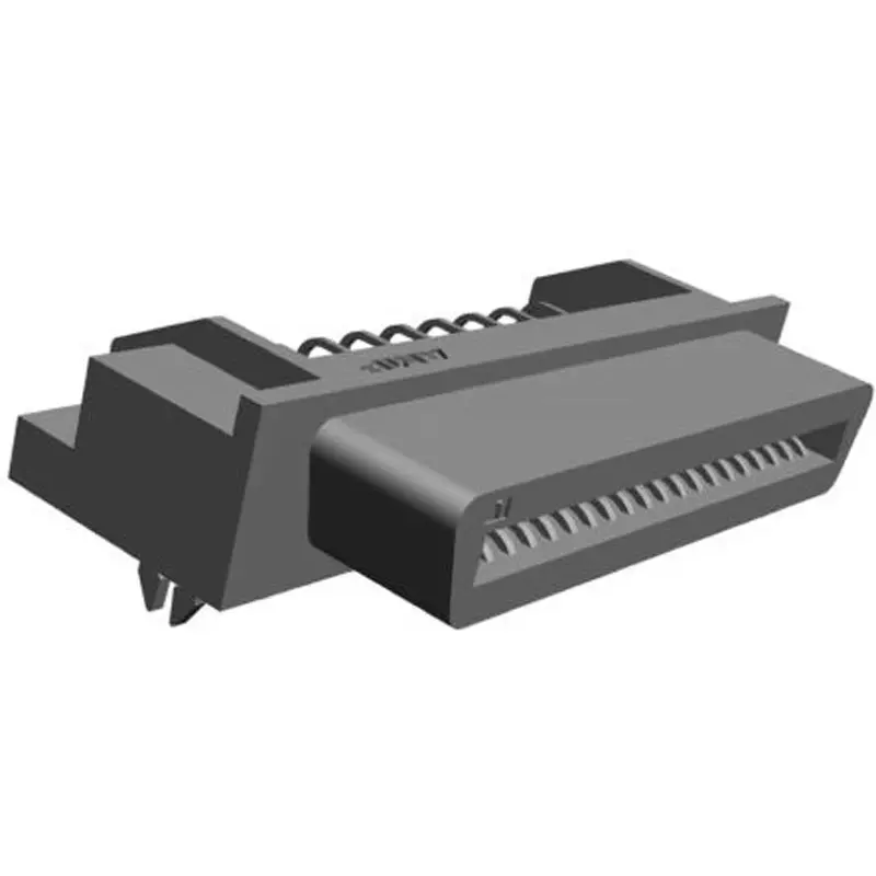 TE CONNECTIVITY PCB Socket Solder Connection 50 Pole, 1734037-5 (Pack of 350)