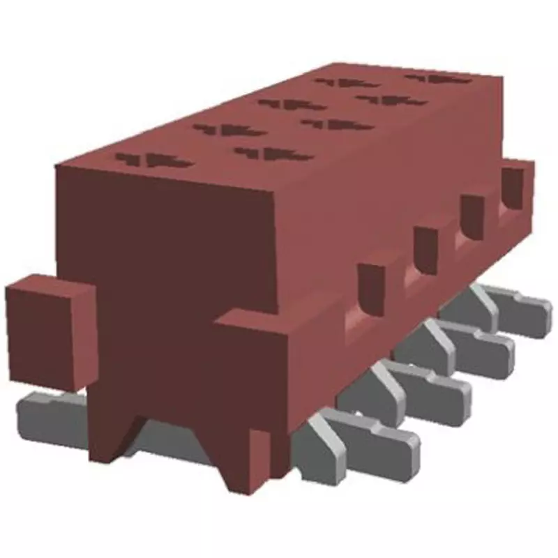 TE CONNECTIVITY PCB Socket Solder Connection 8 Pole, 188275-8 (Pack of 900)