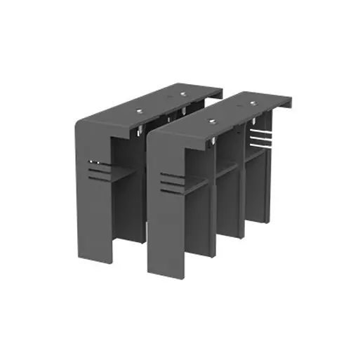 ABB Terminal Low Covers Black Plastic 3 Pole for Home & Office Use, 1SDA105018R1 (Pack of 2 Pcs)