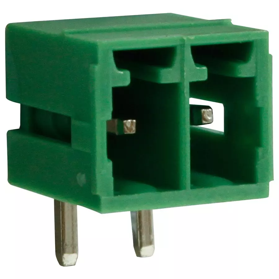 CAMDENBOSS Terminal Block, Header, 2Pos, R/A, Th, CTBP93HD/2 (Pack of 100)