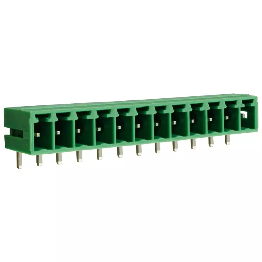 CAMDENBOSS Terminal Block, Header, 12Pos, R/A, Th, CTBP93HE/12