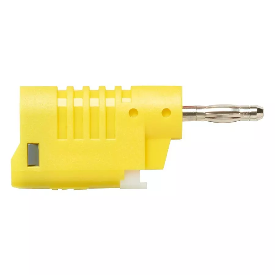 POMONA 4 mm Banana Plug, Stacking, 36A, Yellow, 73092-4