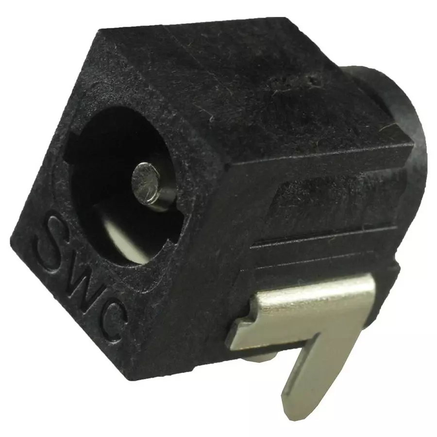 SWITCHCRAFT/CONXALL Connector, Dc Power, Jack, 5A, RAPC712BK.
