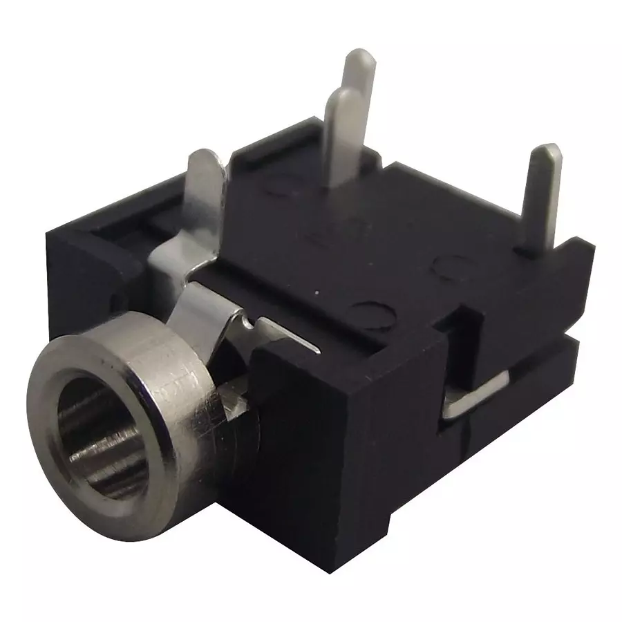 LUMBERG RECEPTACLE, 3.5MM PHONO, THT, R/A, 3WAY, KLBR 4
