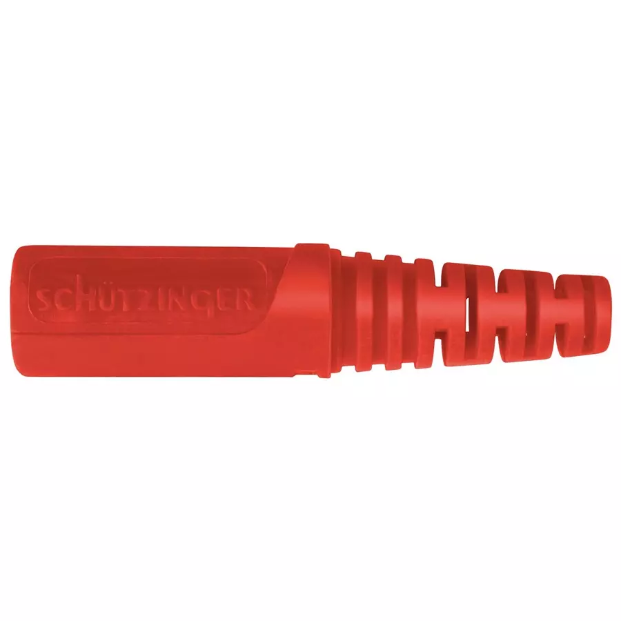 SCHUTZINGER COUPLER, BANANA, JACK, 32A, RED, SOLDER, KU 09 L NI / RT