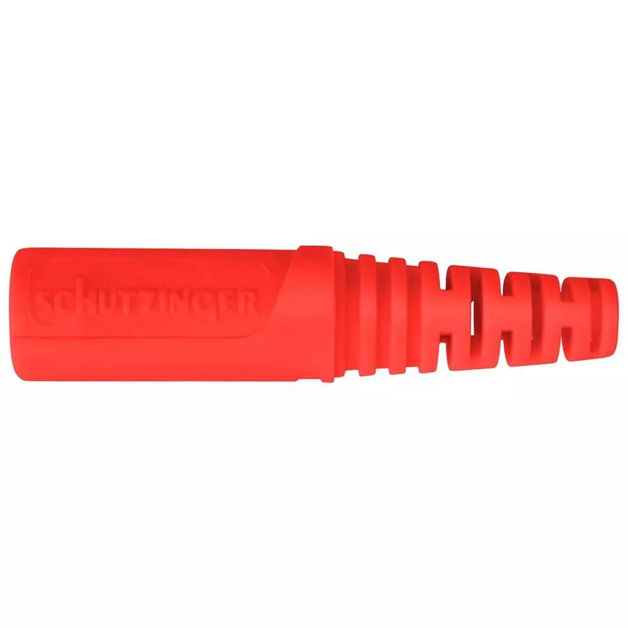 SCHUTZINGER COUPLER, BANANA, JACK, 10A, RED, SOLDER, KU 92 L NI / RT