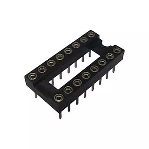 PRECI-DIP Dip Socket, 16Pos, 2.54Mm, Th, 110-87-316-41-001101 (Pack of 10)