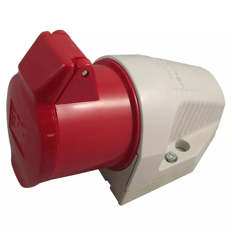 WALTHER Socket Surf Mt, 32A, 400V, 3P+E Way, 130406