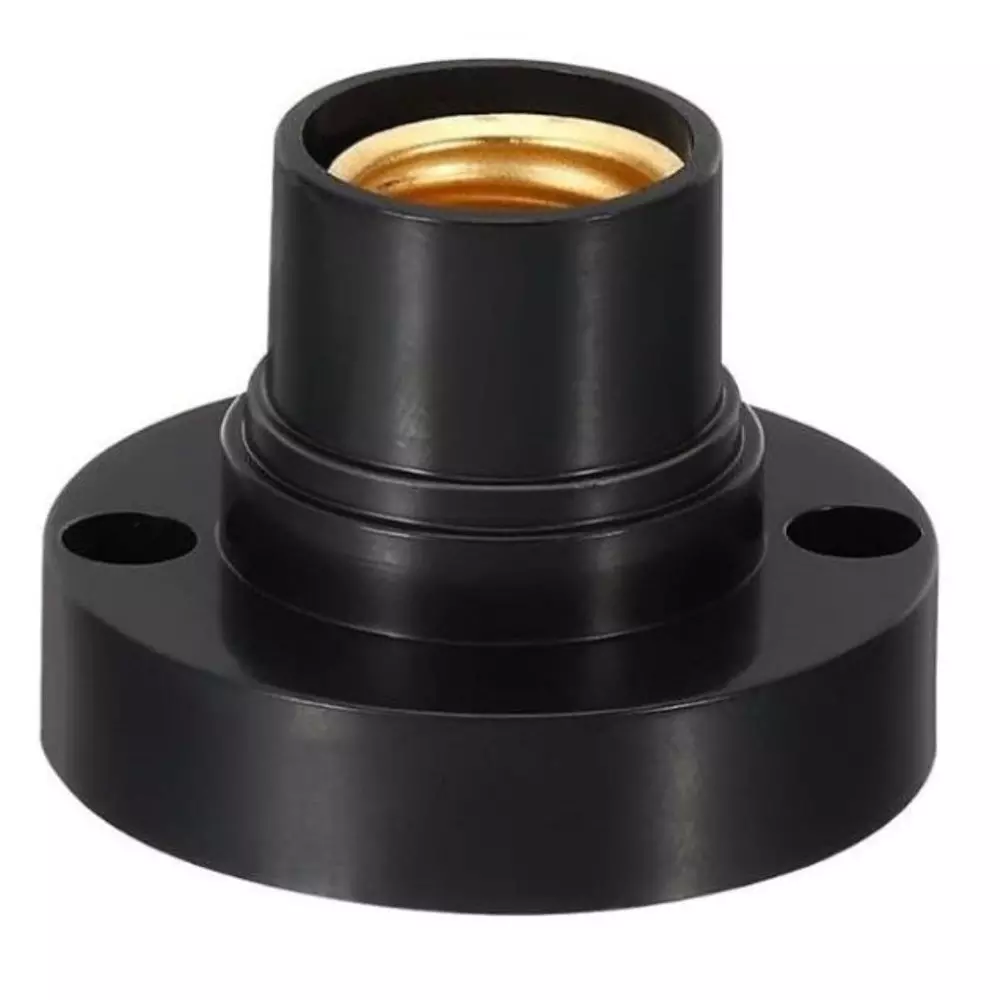 OML Lamp Holder Bulb Base E27 for Home, Factories, Farmhouse, OML_E27BTN_HLD