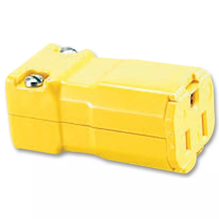 HUBBELL WIRING DEVICES Connector Type:Power Entry, HBL5969VY