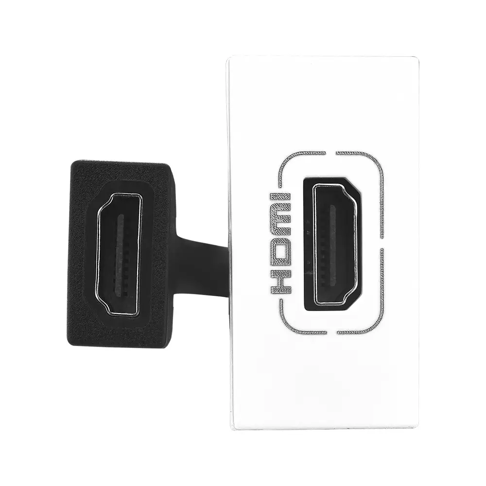 Legrand Preterminated HDMI Socket Allzy 1 Module Glossy White, 6811 34