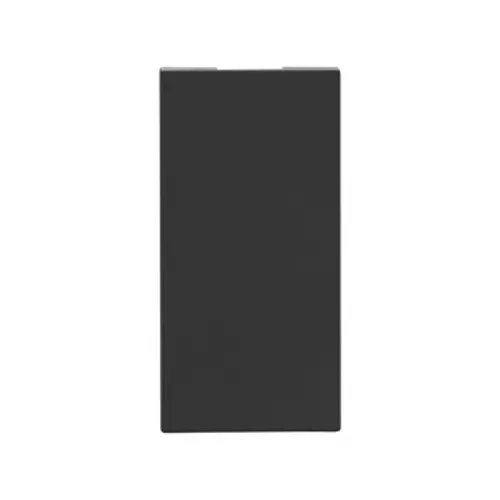 Legrand Blanking Plate Allzy 1 Module Matt Black, 6812 69 (Pack of 40 Pcs)