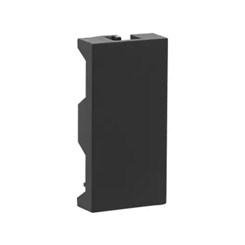 Legrand Blanking Plate Allzy 1 Module Matt Black, 6812 69 (Pack of 40 Pcs)