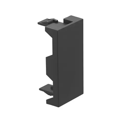 Legrand Blanking Plate Allzy 1 Module Matt Black, 6812 69 (Pack of 40 Pcs)