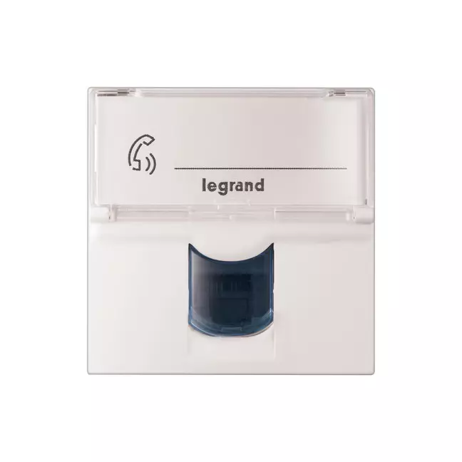 Legrand Information Socket RJ45 - Cat 6 Myrius Classic White 2 Module, 6792 66