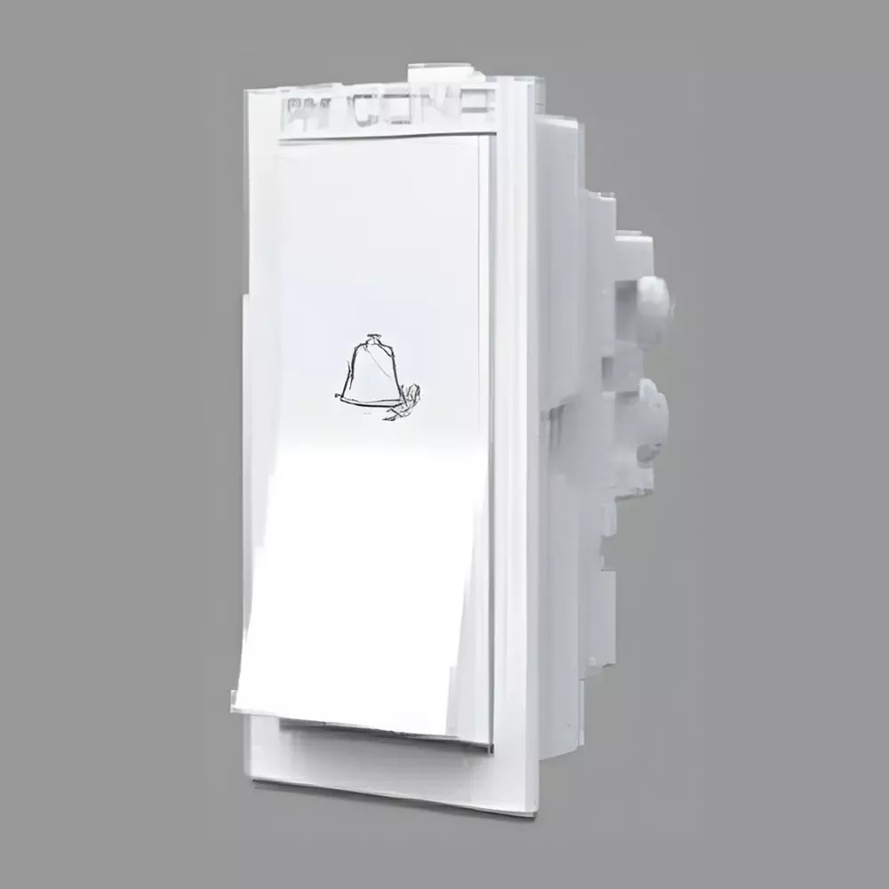 Cona Status Step Push Bell 6 AX White, 9761