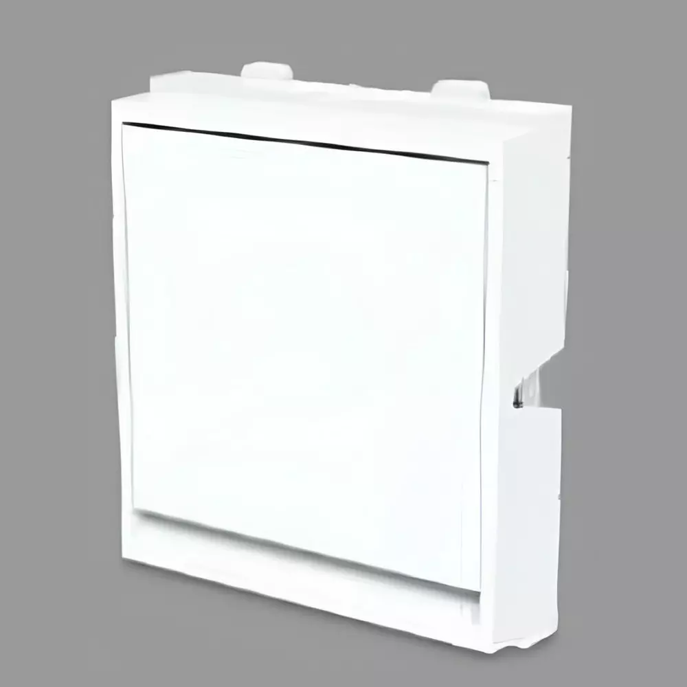 Cona Platinum 1 Way Deep Dual Switch With Blue LED Indicator 20 A White, 14281