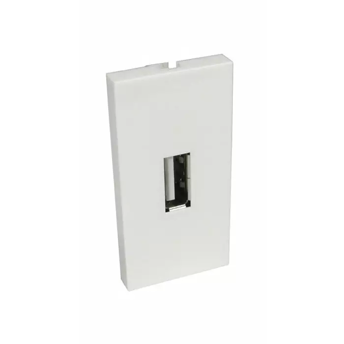 RS Pro 25 mm 1 Way Female USB Type A Audio Video Faceplate